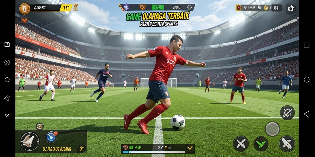 Tampilan gameplay menarik dari ADG62 yang menggugah semangat olahraga.