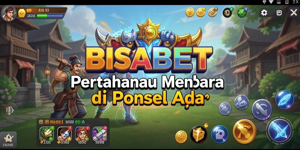 Gameplay seru BISABET dalam pertahanan menara yang menarik.