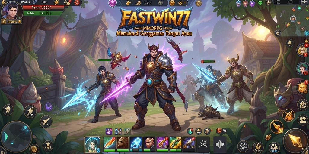 Menggambarkan gameplay seru dan karakter unik di FASTWIN77.