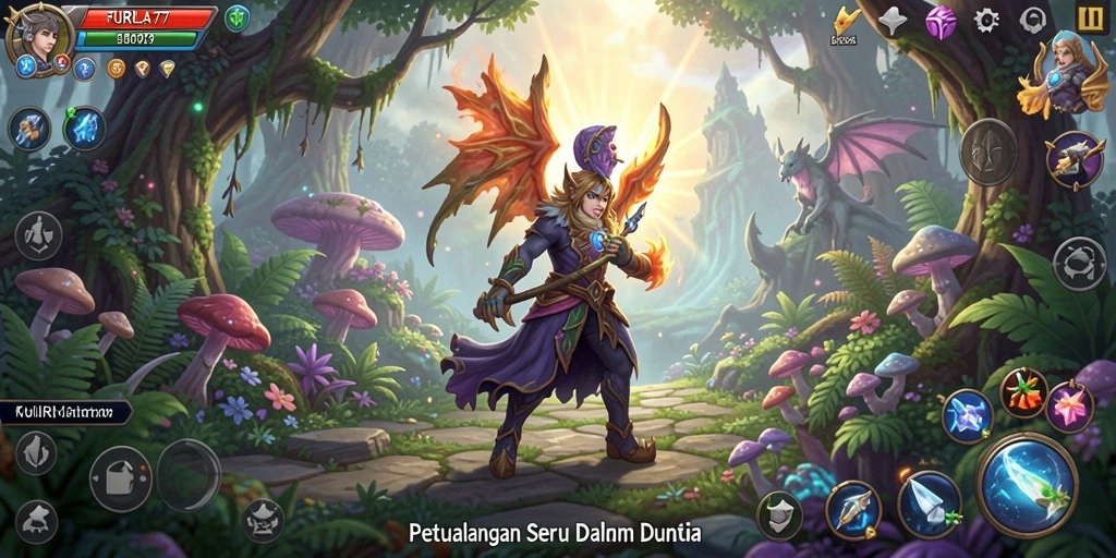 Tampilan menarik dari gameplay FURLA77 yang penuh petualangan.