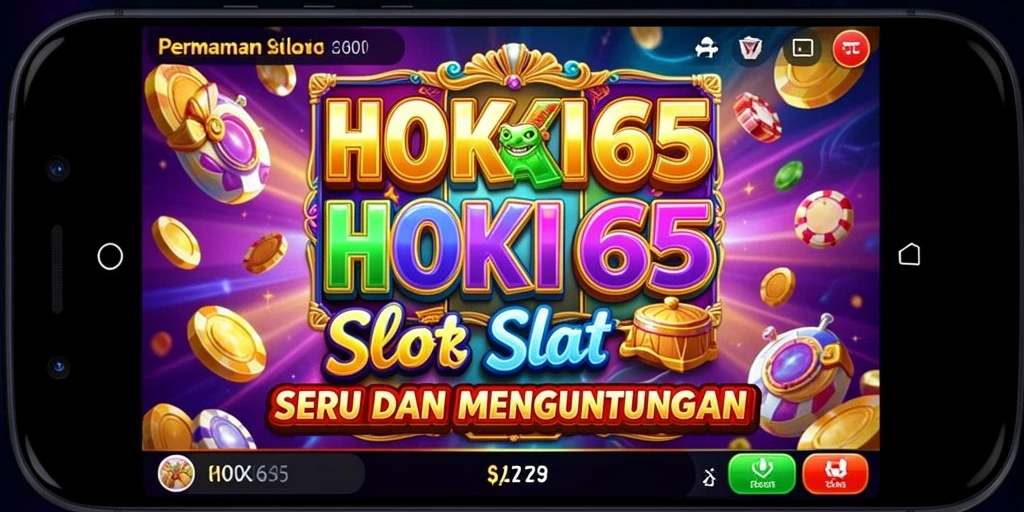 Tampilan gameplay HOKI65 yang menarik dan seru saat bermain Slot.