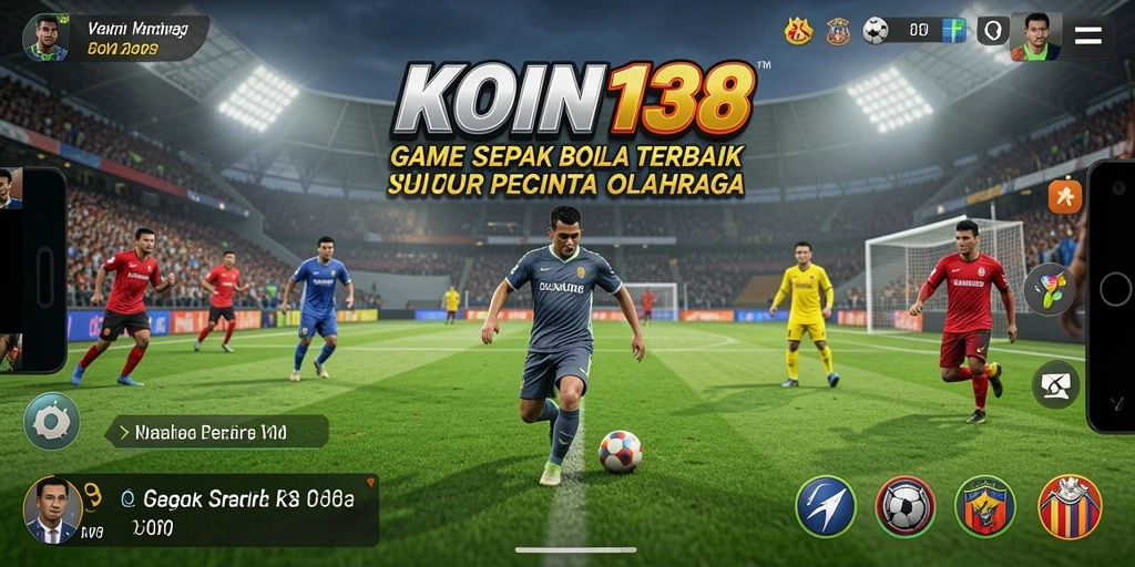Gameplay menarik dari KOIN138 dengan aksi sepak bola seru.
