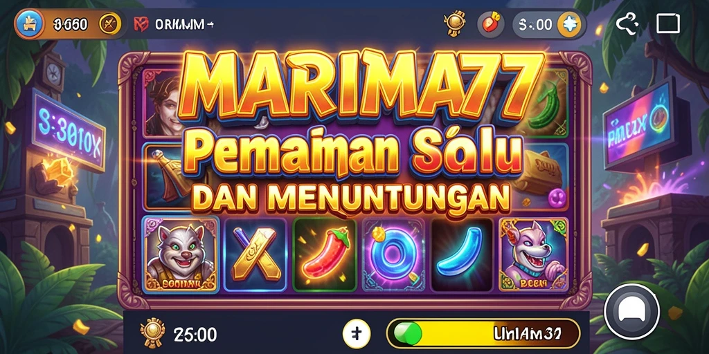 Tampilan gameplay Slot yang mengasyikkan dari MARIMA77.