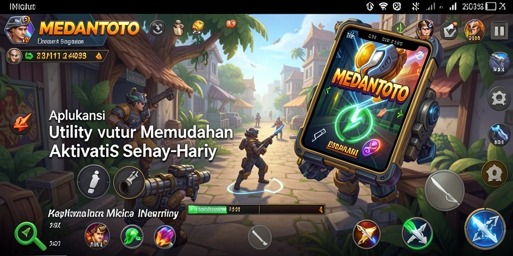 Tampilan aplikasi MEDANTOTO yang praktis dan intuitif.