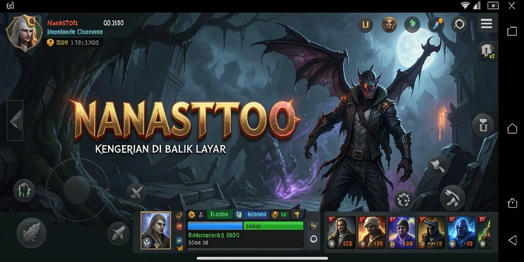 Gameplay seram yang menegangkan di NANASTOTO.