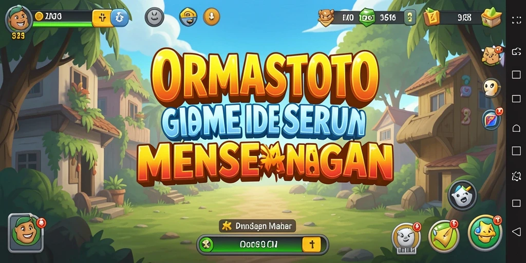Tampilan gameplay ORMASTOTO yang menarik dan interaktif.