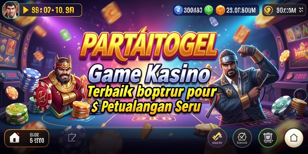 Screenshot gameplay PARTAITOGEL menampilkan keseruan permainan Kasino.