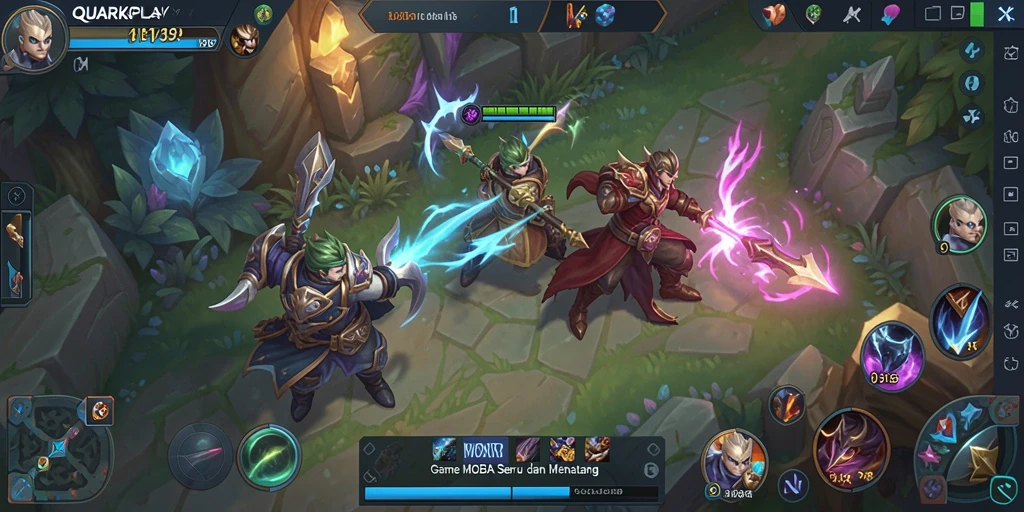 Gameplay seru dan menegangkan di QUARKPLAY.
