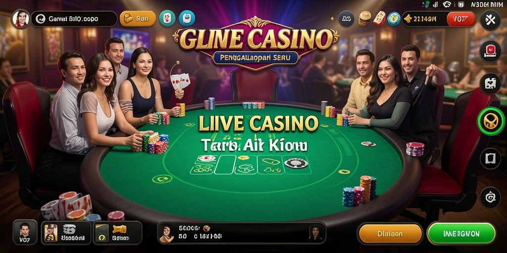 Gameplay seru dengan dealer langsung di V07 untuk pengalaman kasino nyata.